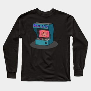 Arcade Machine Real Life Long Sleeve T-Shirt